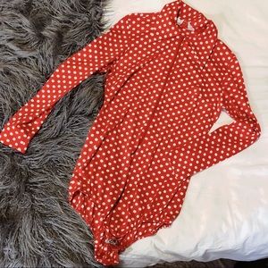 Authentic Vintage Polkadot bodysuit